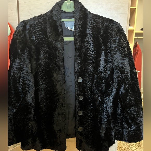 Philippe Adec2 black cape jacket - Size 8 - Picture 1 of 5